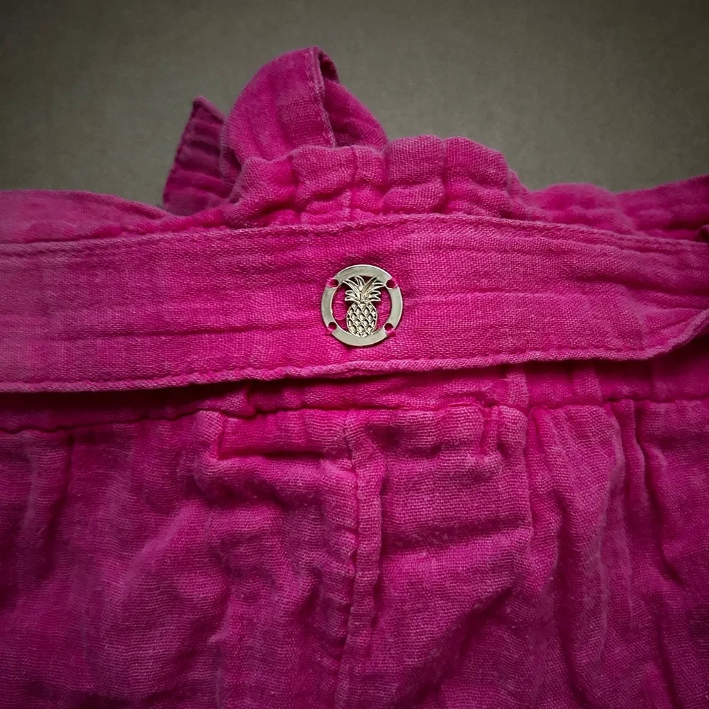 ‼️ 2 FOR $10 ‼️ Simply Southern Linen mint and pink shorts - Picture 11 of 12